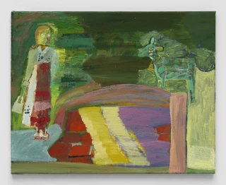 Daisy Sheff - Green Milkmaid - Lodovico Corsini Gallery