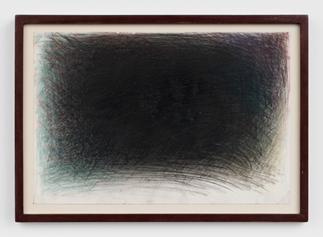 Oscar Kargruber Untitled (landscape), 2026 Pencil on paper, artist frame 23 x 33 cm. 9 x 13 in.