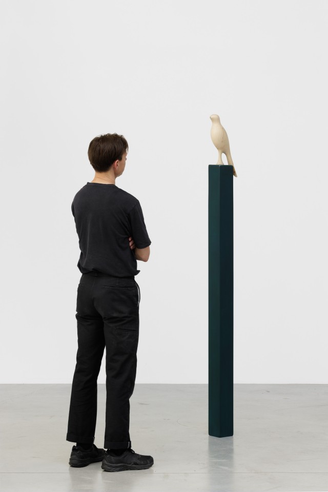 Oscar Kargruber Predator, 2026 Wood, paint 195 x 11 x 18 cm. 76 3/4 x 4 3/8 x 7 1/8 in.