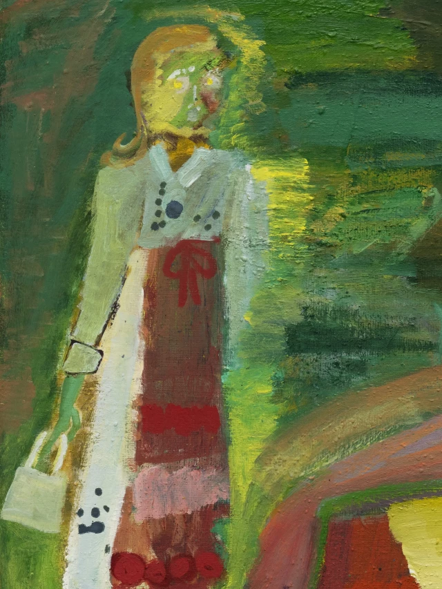 Daisy Sheff - Green Milkmaid - Lodovico Corsini Gallery