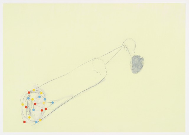 Untitled, 29,7x42 cm, Oil, pencil & collage on paper, 2022