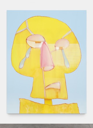 Untitled, 2021, acrylic and soft pastel on canvas