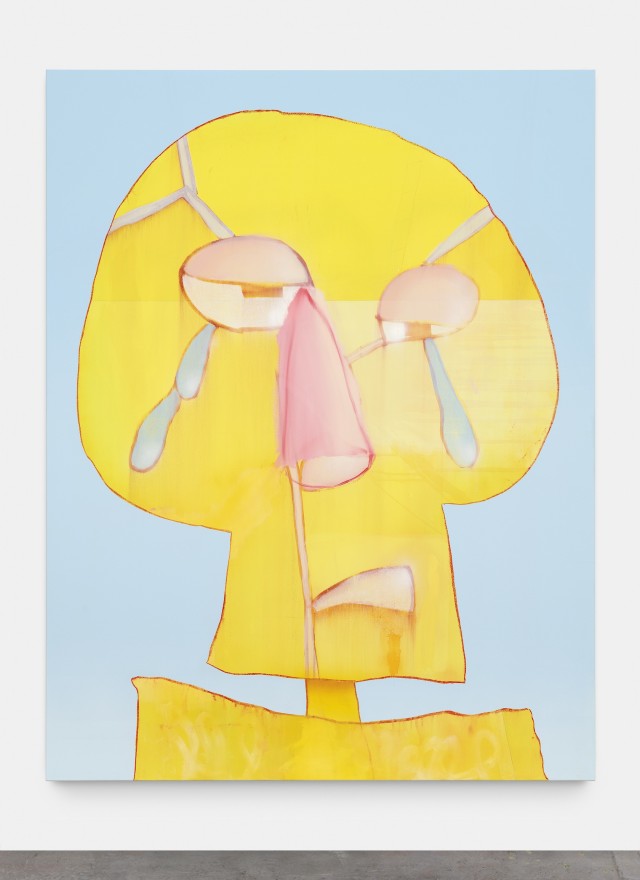 Untitled, 2021, acrylic and soft pastel on canvas