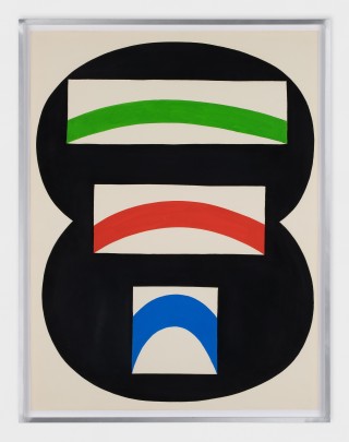 René Heyvaert Untitled, 1971 Acrylic gouache on paper 77,5 x 59,5 cm. 30 1/2 x 23 3/8 in.