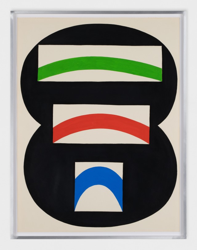 René Heyvaert Untitled, 1971 Acrylic gouache on paper 77,5 x 59,5 cm. 30 1/2 x 23 3/8 in.