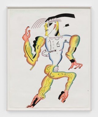 Karl Wirsum Princess Summer Fall Spring, 1983 Ink, color pencils on paper 101 x 81 cm. 39 4/8 × 31 7/8 in.
