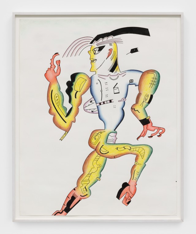 Karl Wirsum Princess Summer Fall Spring, 1983 Ink, color pencils on paper 101 x 81 cm. 39 4/8 × 31 7/8 in.