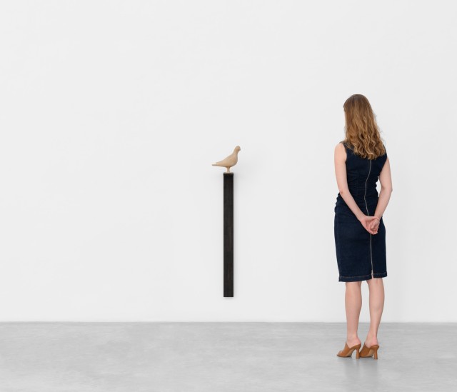 Oscar Kargruber Bird, 2025 Wood, paint 120 x 22 x 23 cm. 47 1/4 x 8 5/8 x 9 in.