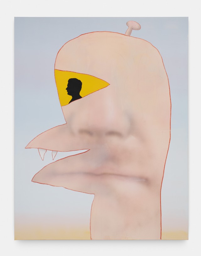 Sans titre, 150x190cm, acrylique et pastel sur toile, 2021